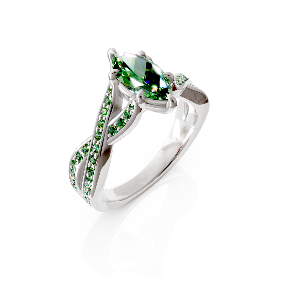 split shank engagement ring