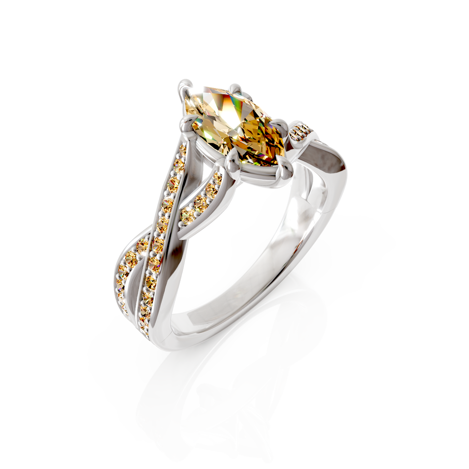 split shank engagement ring