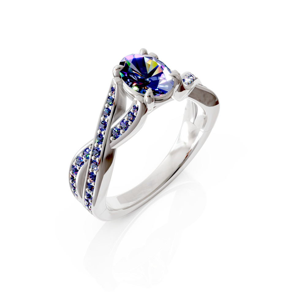 split shank engagement ring