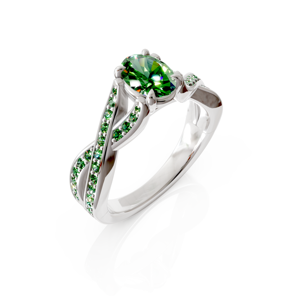 split shank engagement ring