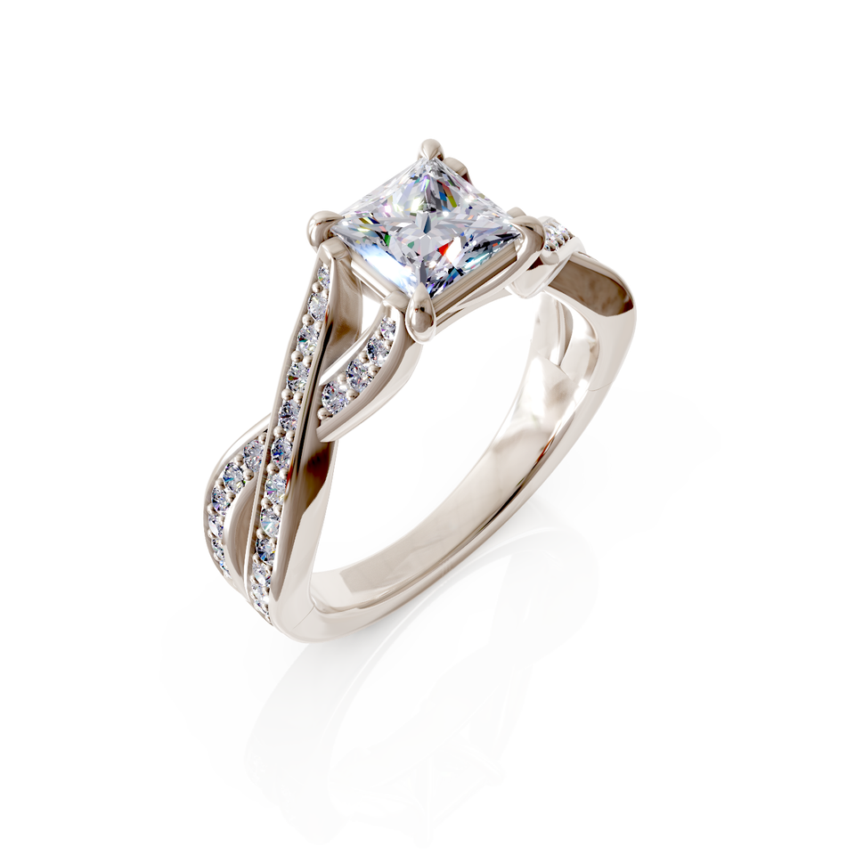 split shank engagement ring