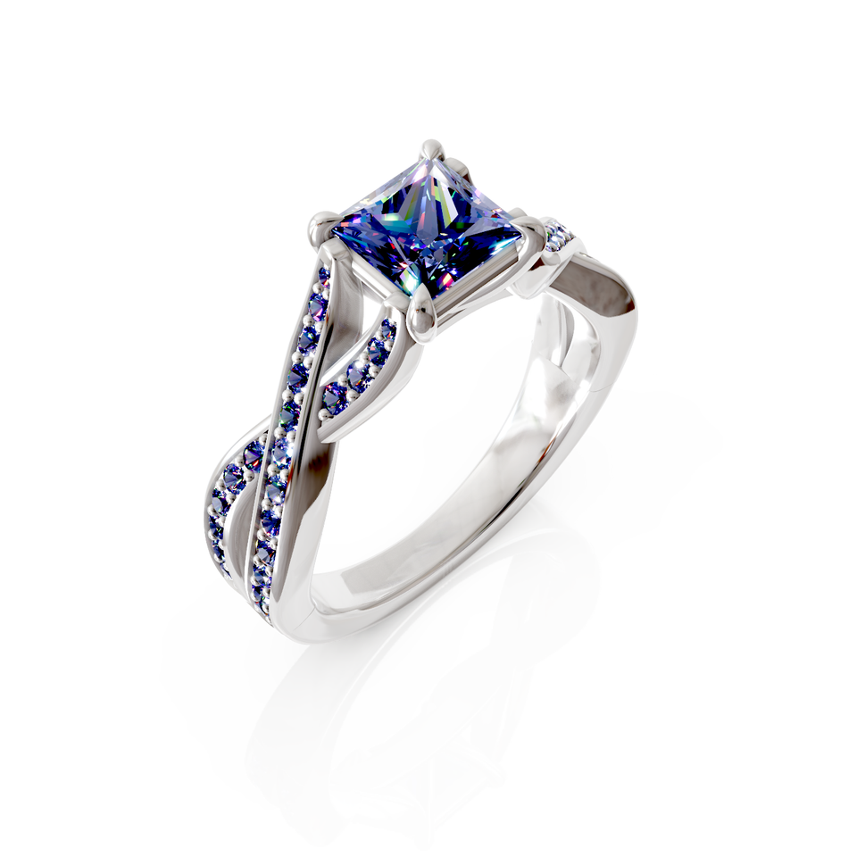 split shank engagement ring