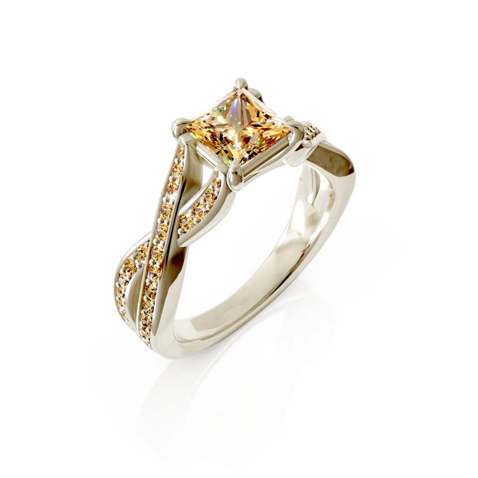 split shank engagement ring