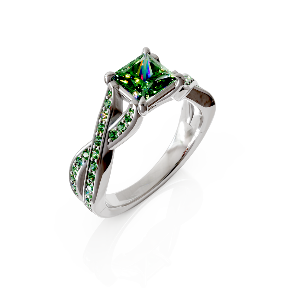 split shank engagement ring