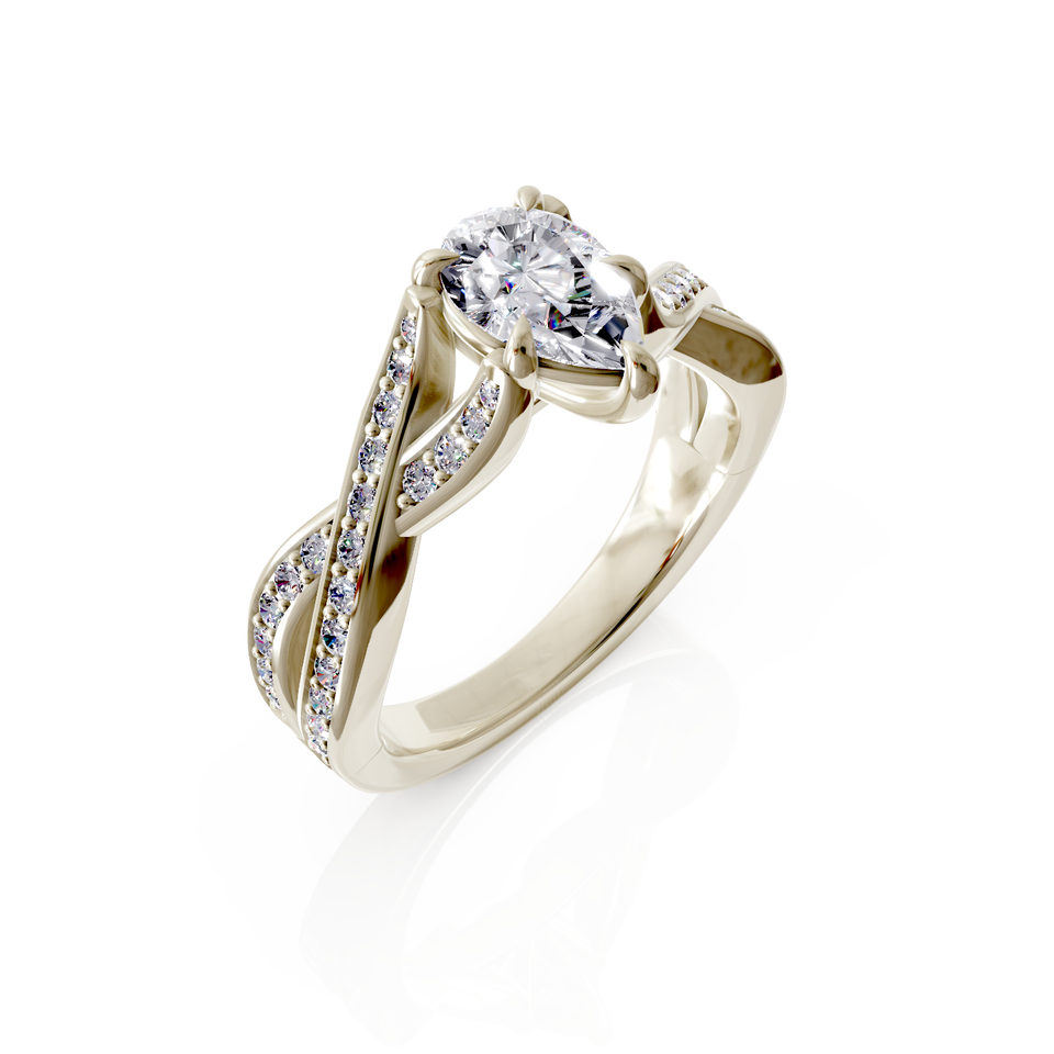 split shank engagement ring