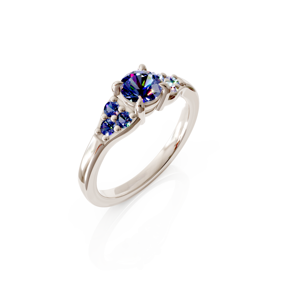 seven-stone engagement ring