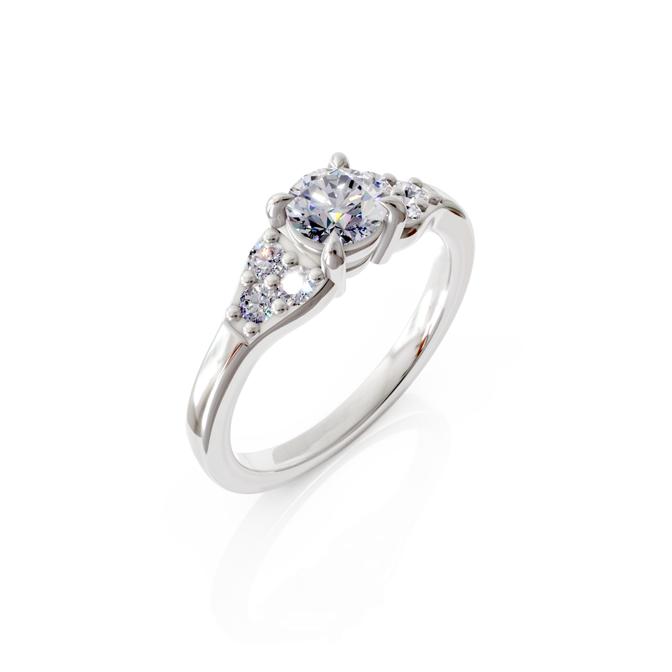 seven-stone engagement ring
