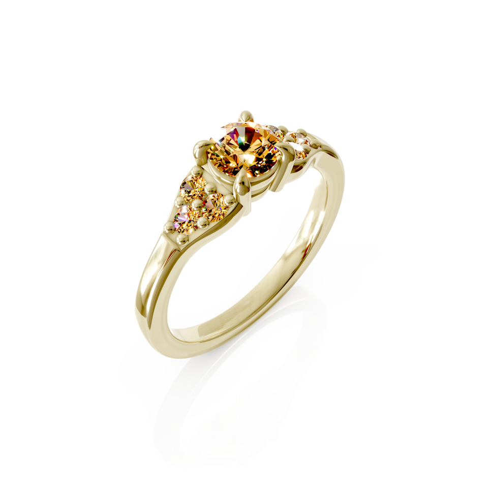 seven-stone engagement ring