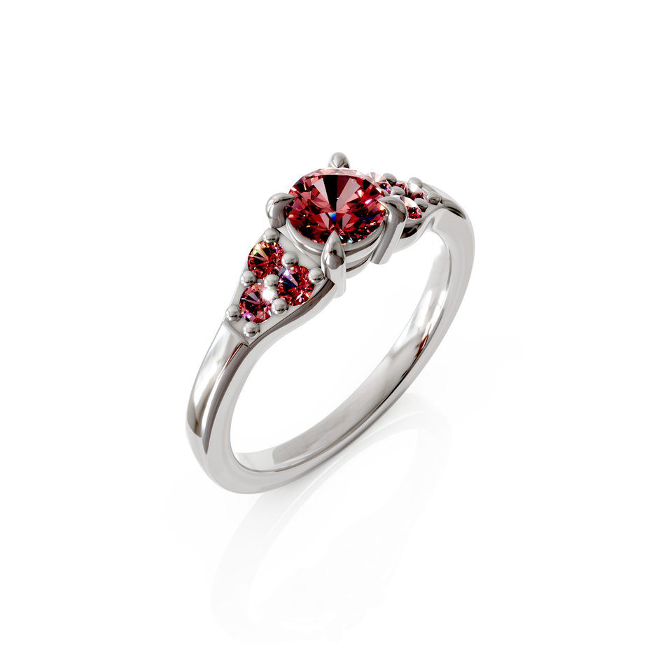 seven-stone engagement ring