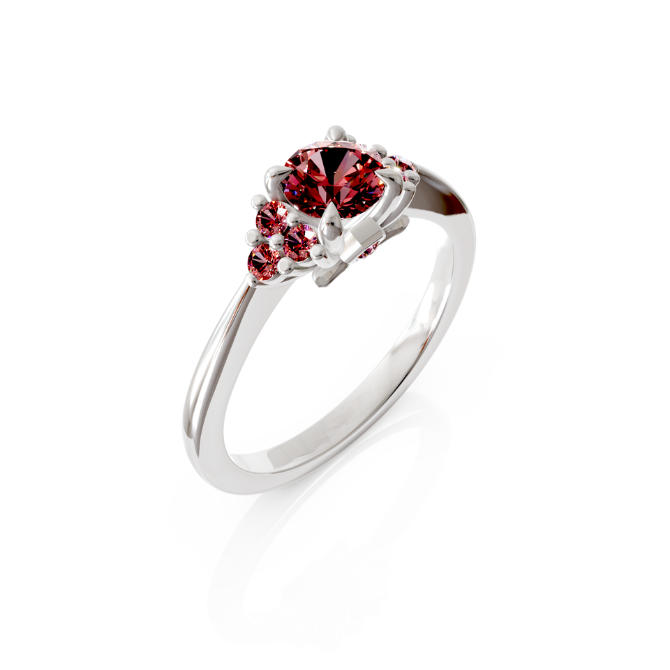 seven-stone engagement ring