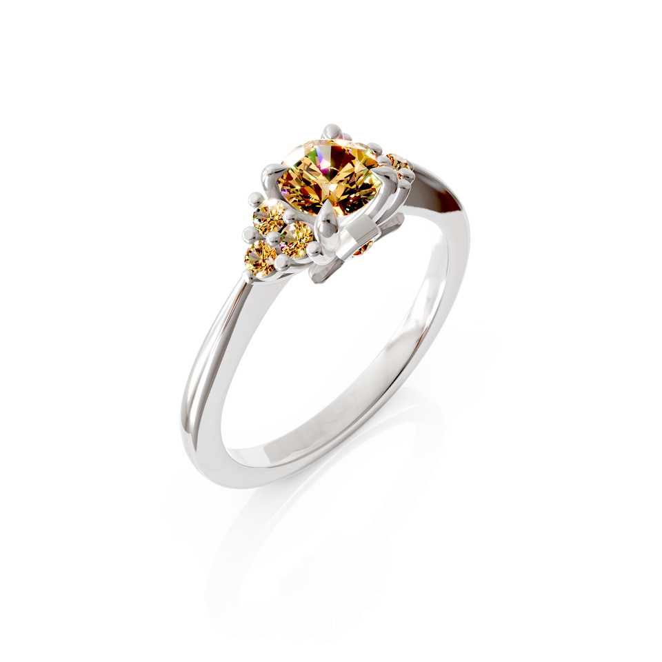 seven-stone engagement ring