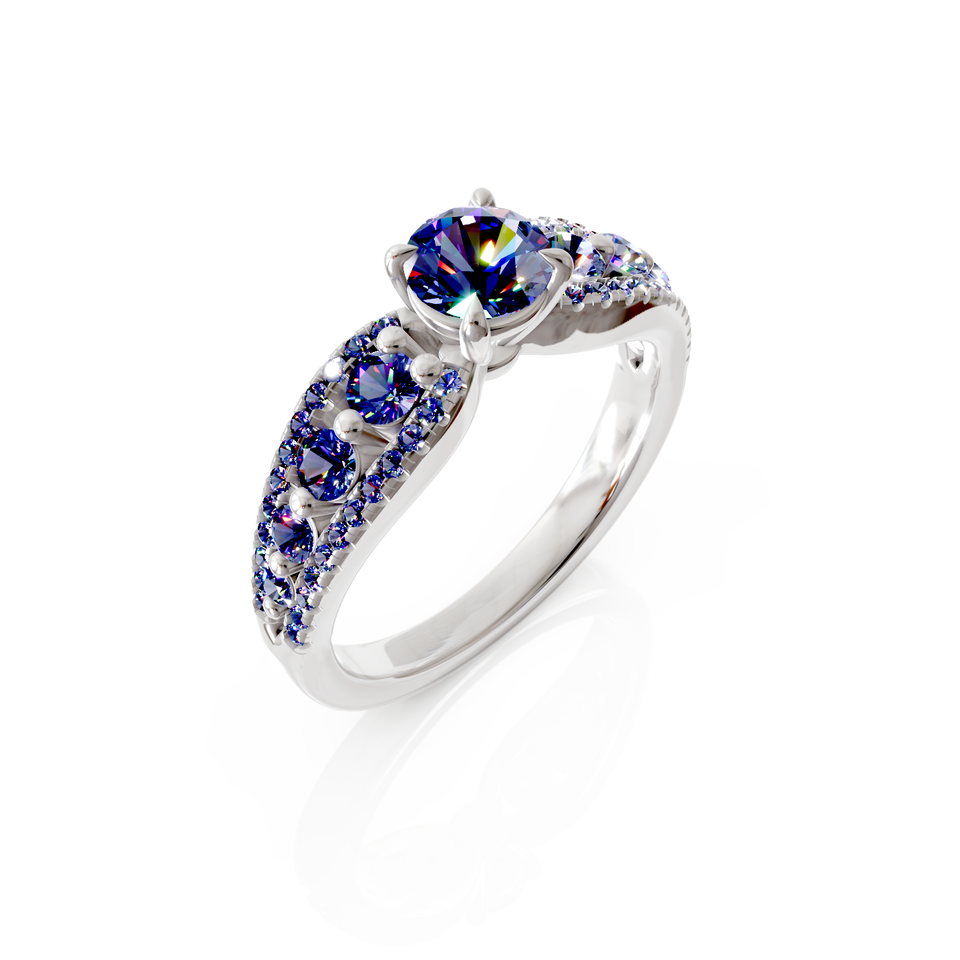 split shank engagement ring