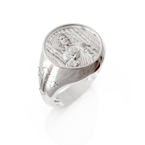 saint jude signet ring