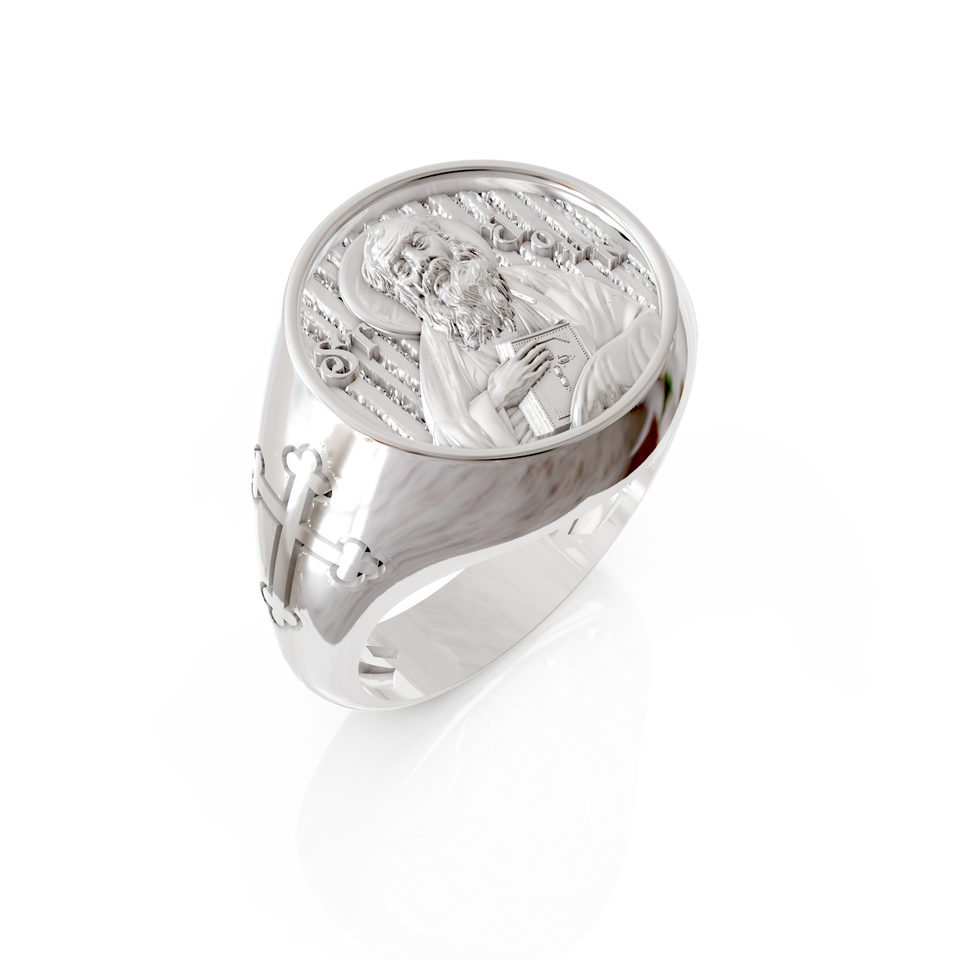saint john signet ring