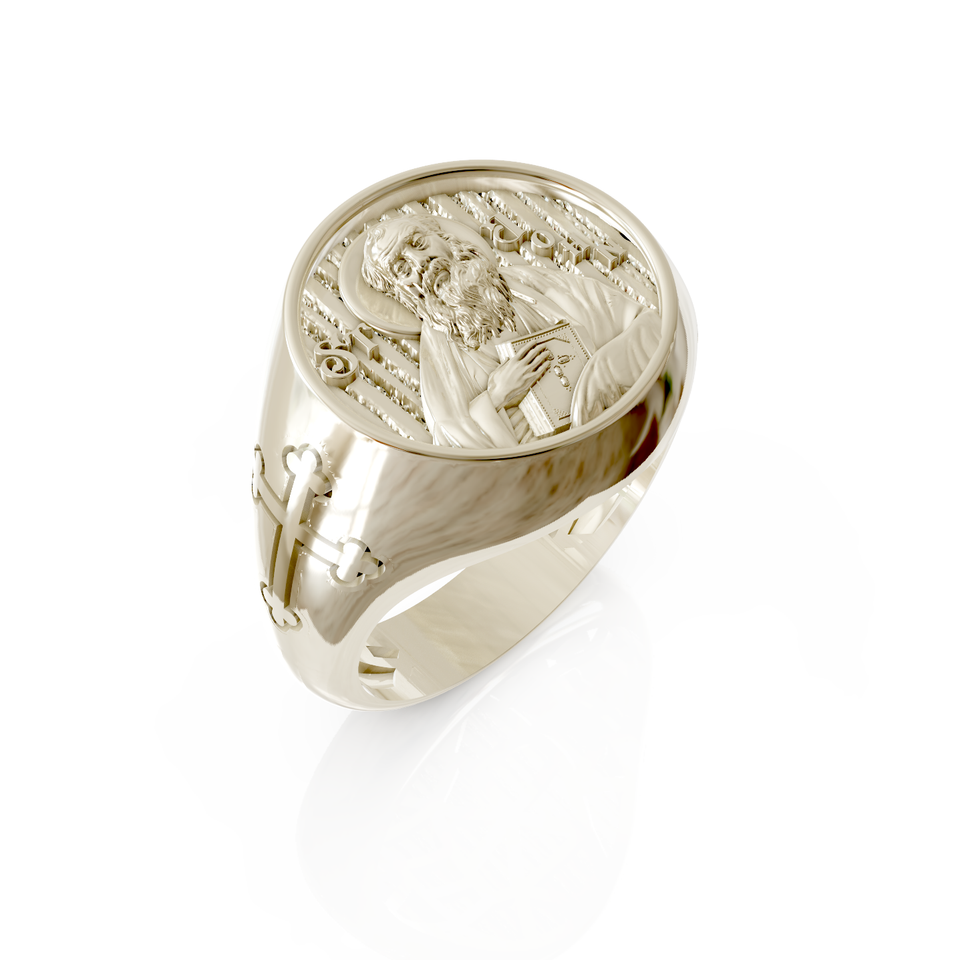 saint john signet ring