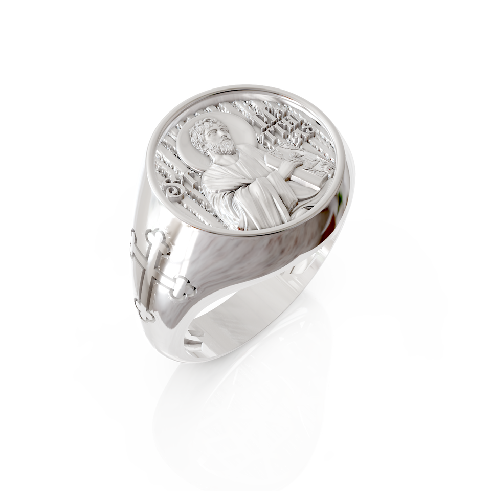 saint matthias signet ring