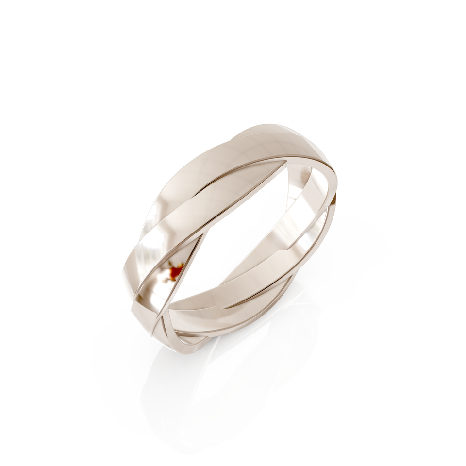 braided wedding ring