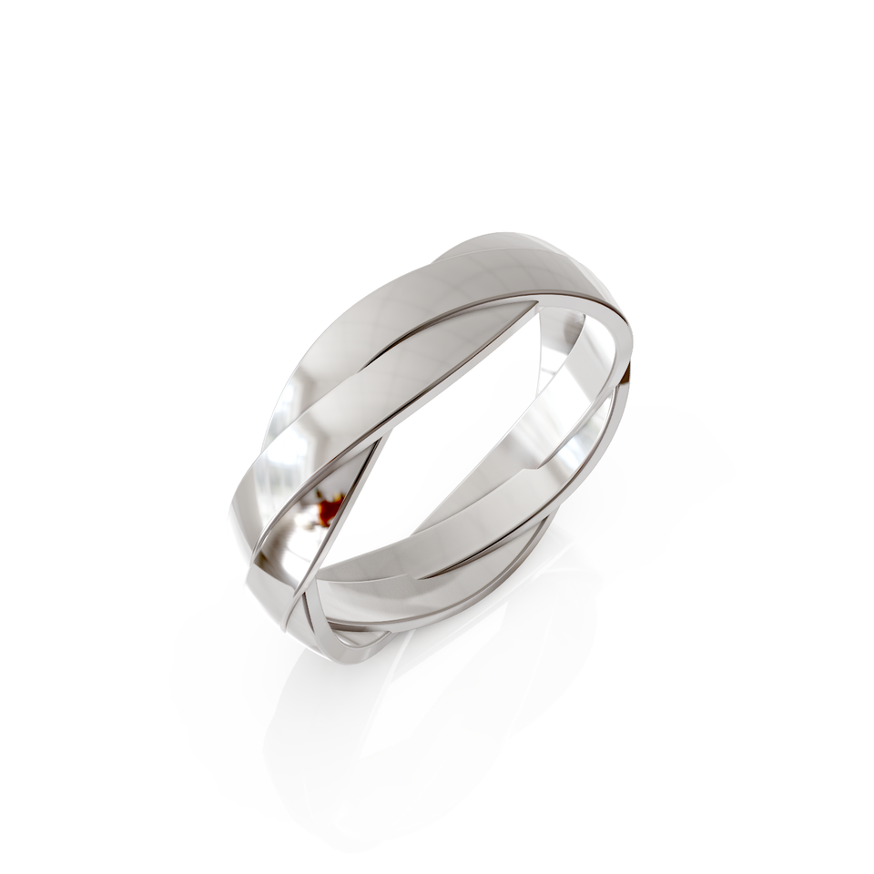 braided wedding ring