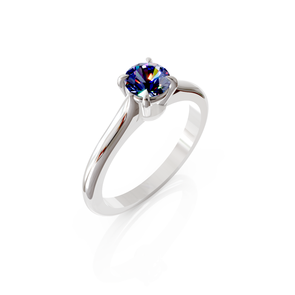 four-prong engagement ring