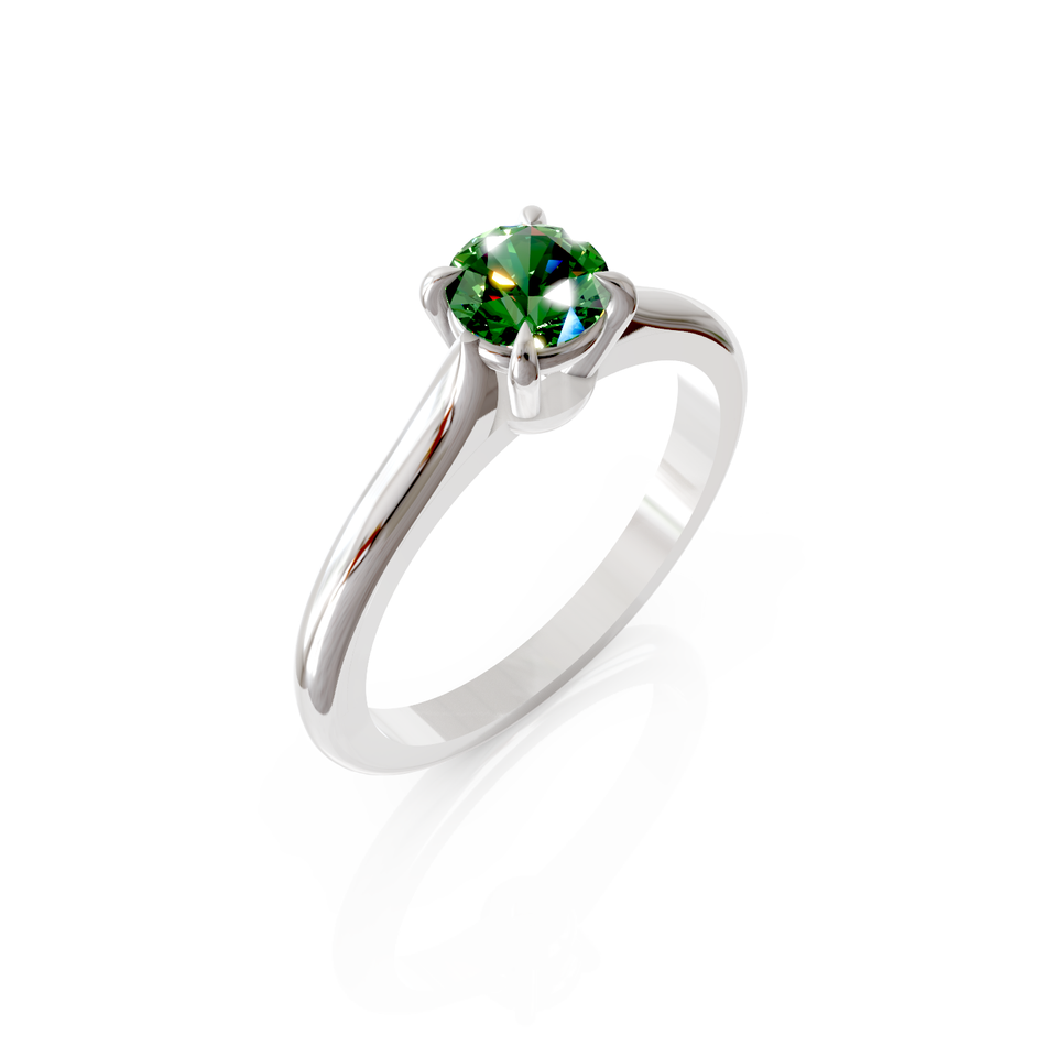 four-prong engagement ring