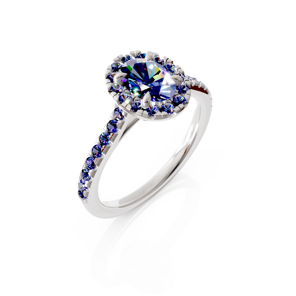 oval cut engagement ring