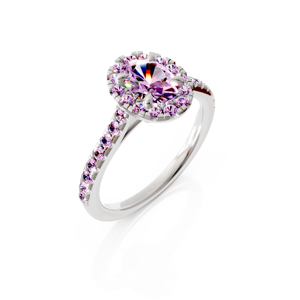 oval cut engagement ring