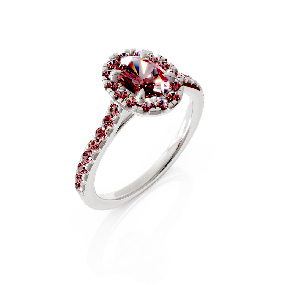 oval cut engagement ring