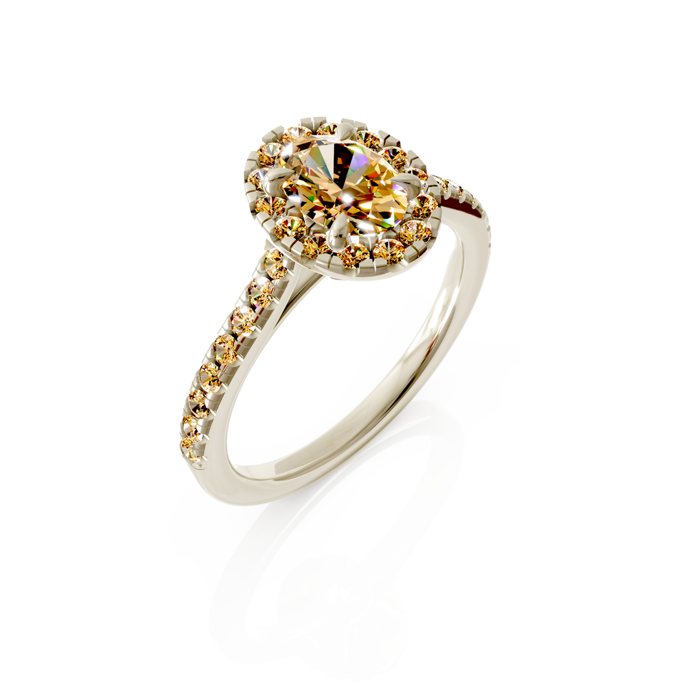 oval cut engagement ring