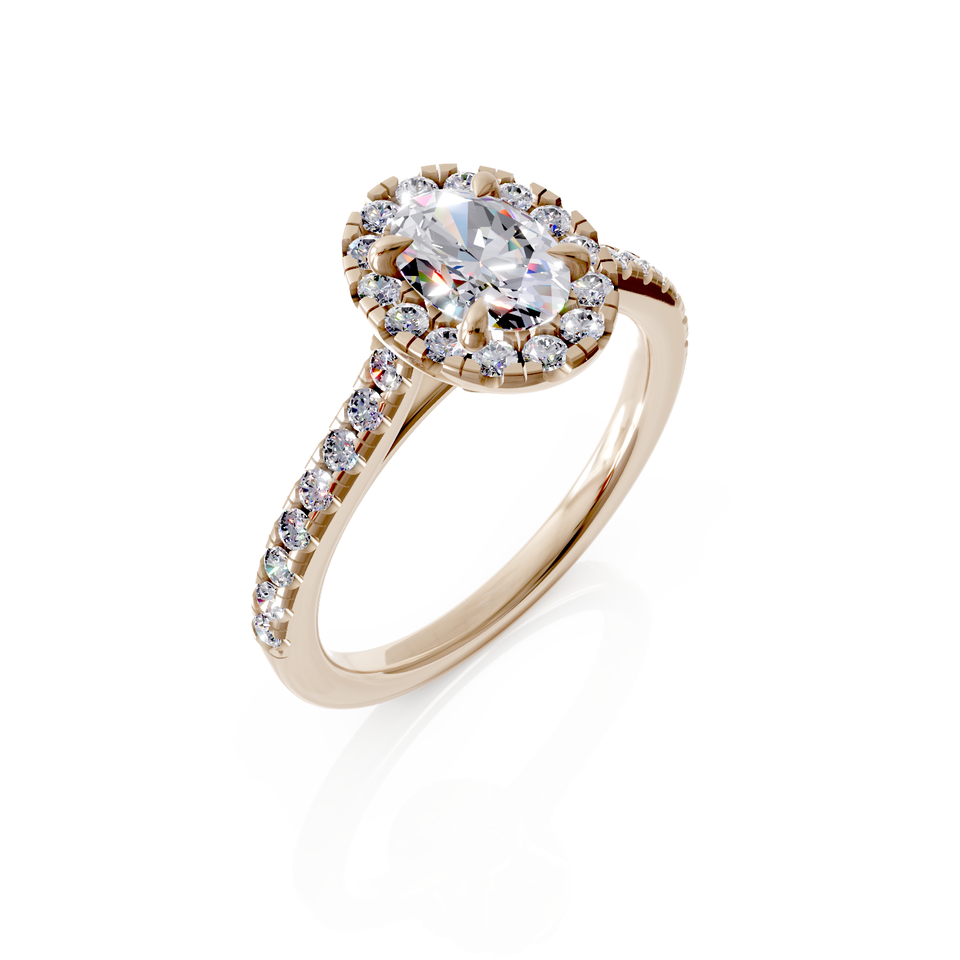 oval cut engagement ring