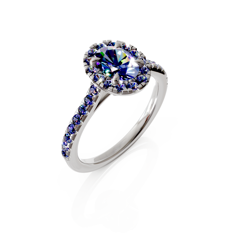 oval cut engagement ring