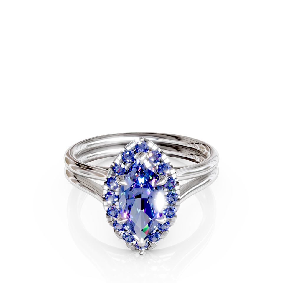 halo engagement ring