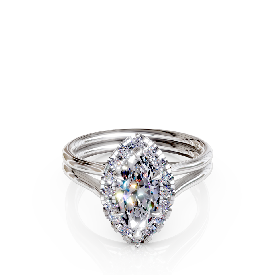 halo engagement ring