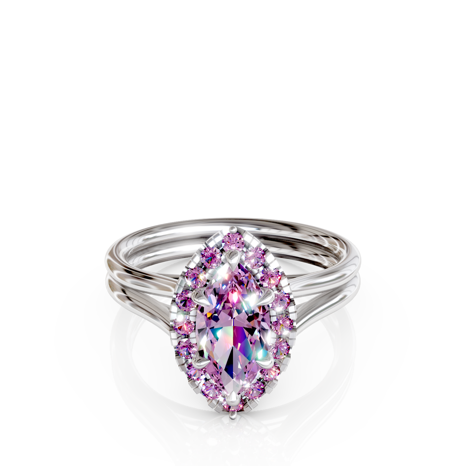 halo engagement ring