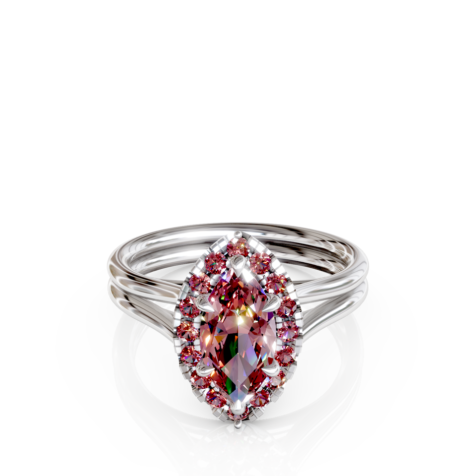 halo engagement ring