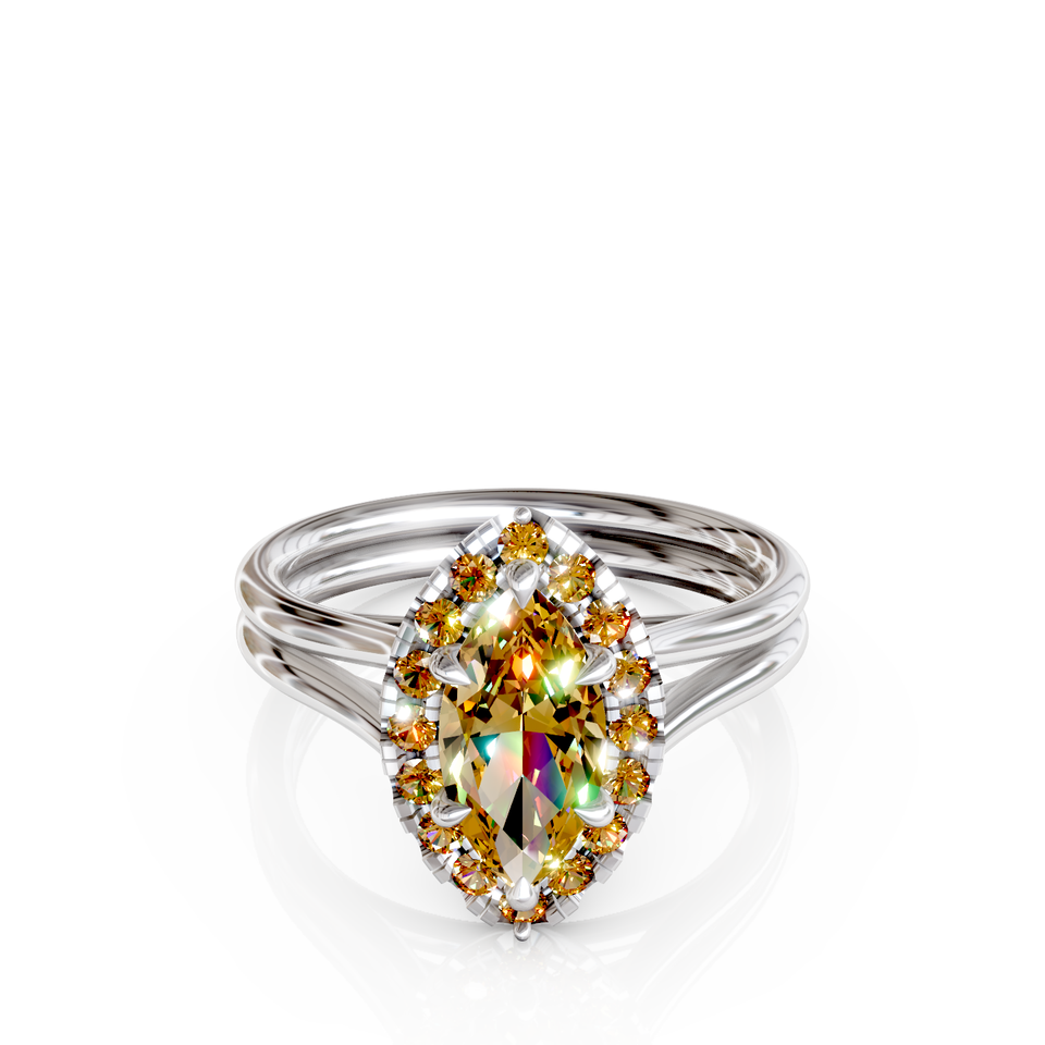 halo engagement ring