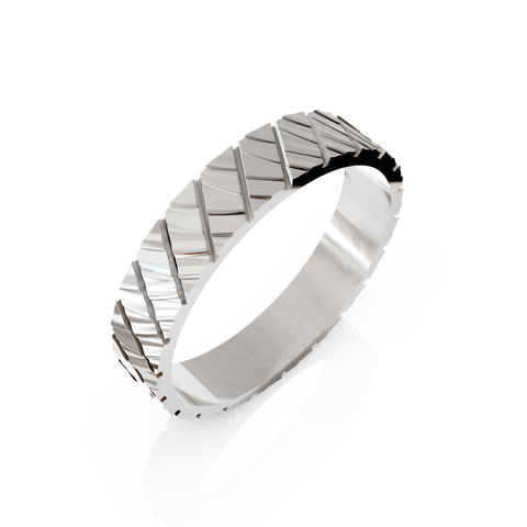 braided wedding ring for men