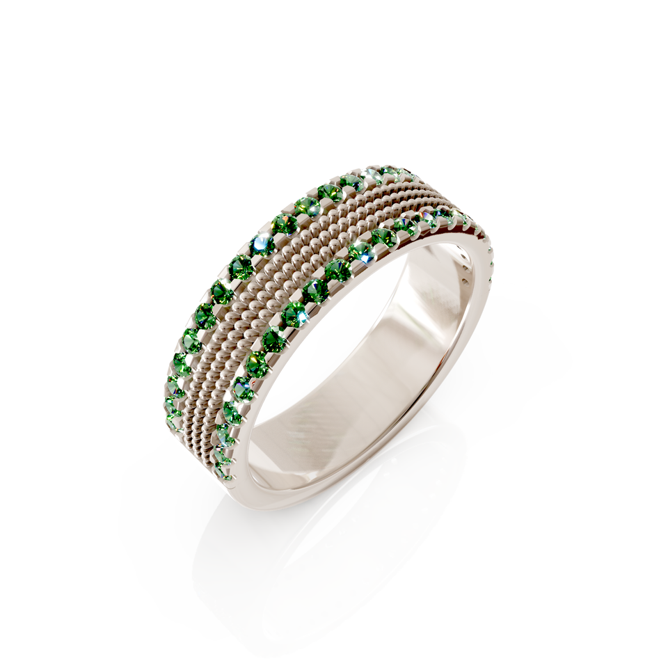 pavé eternity ring