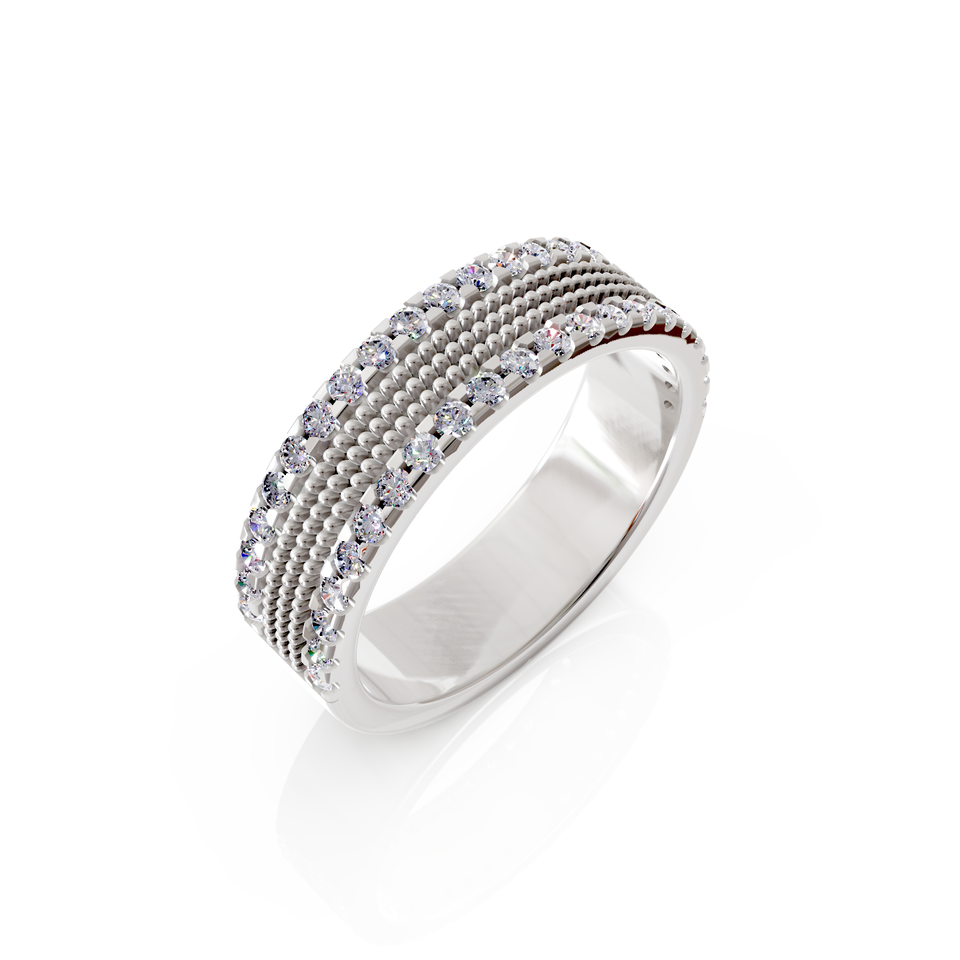 pavé eternity ring