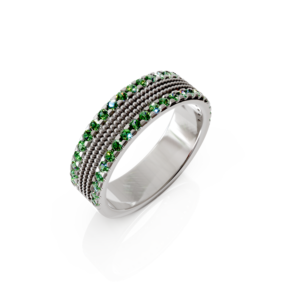 pavé eternity ring