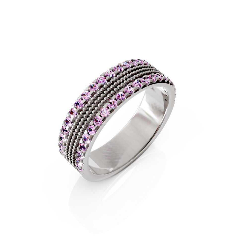 pavé eternity ring